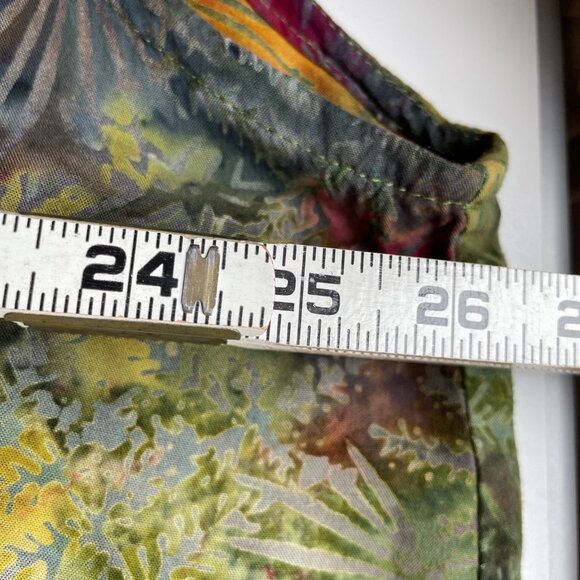 Bermuda Trapper Hawaiian Shirt Womens's Size 3X Colorful Button Up Tiki Resort - Picture 8 of 9